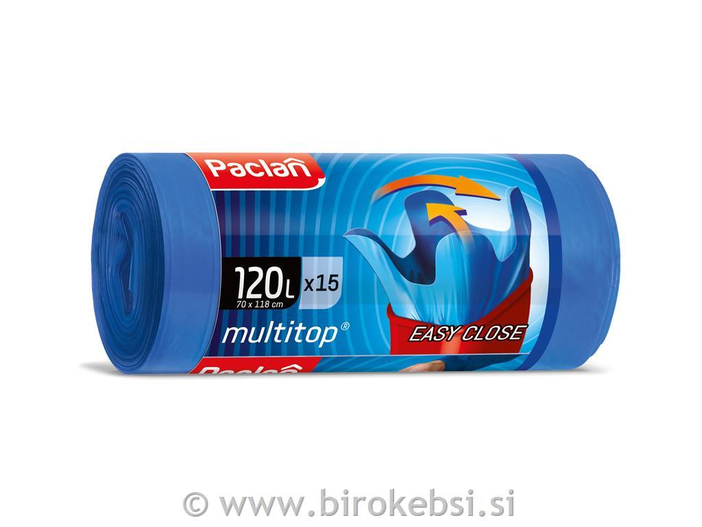 VREČKA ZA SMETI 120L 1/15 z ročaji