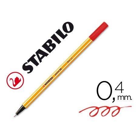 STABILO FLOMASTER POINT 88/40 RDEČ