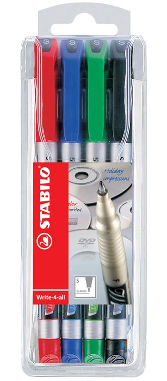 FLOMASTER STABILO ALK.ZA CD/DVD 1/4 S