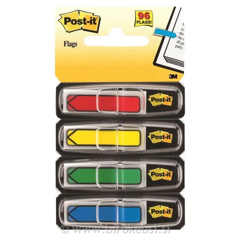 POST-IT INDEX 11,9MMX43,1MM 4X24 PUŠČICA