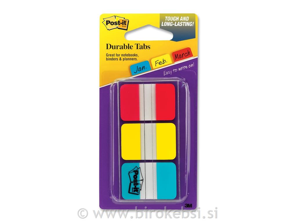POST-IT INDEX 686-RYB EXTRA STRONG