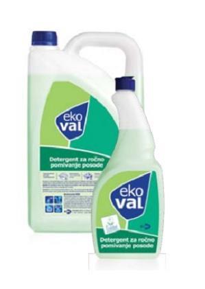 DETERGENT EKOVAL ZA ROČNO POMIVANJE