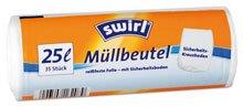 VREČKA ZA SMETI BELE 25L 1/30