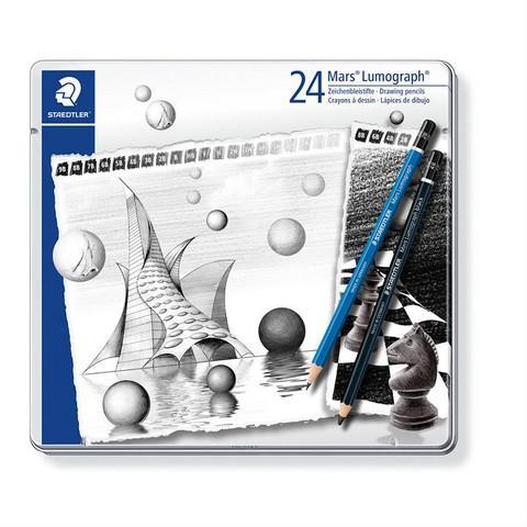 SVINČNIK GRAFITNI STAEDTLER MARS 24 KOS