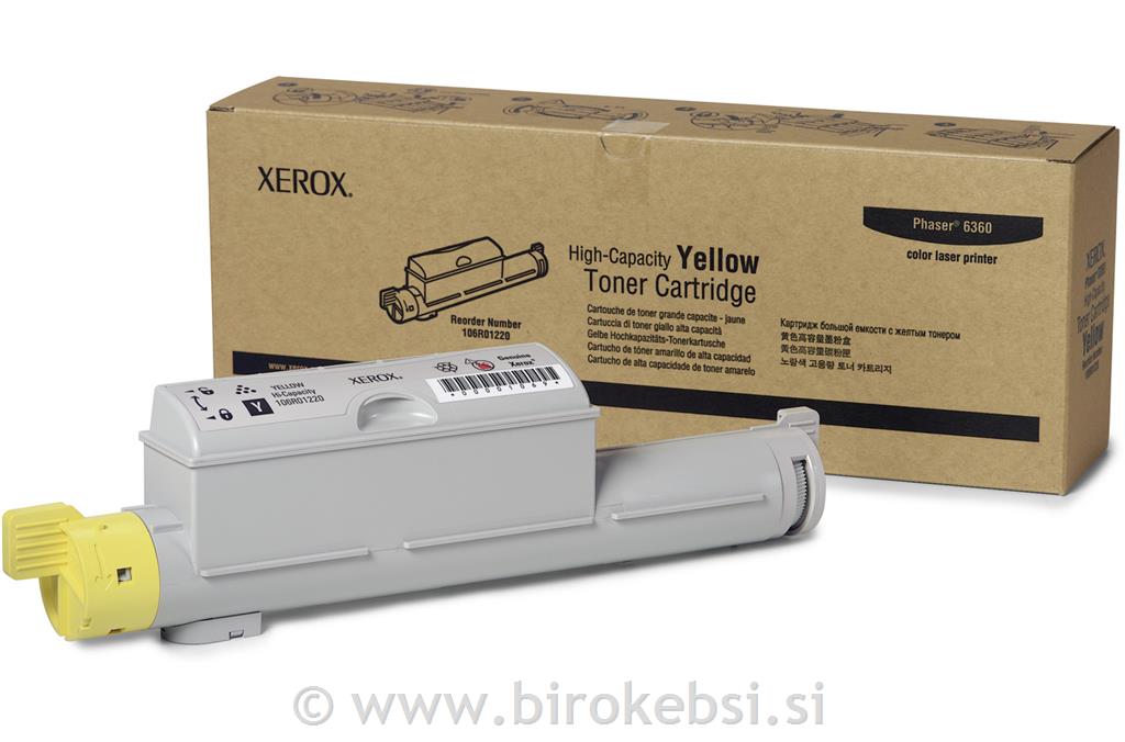 TONER XEROX ZA PHASER 6360 YELLOW