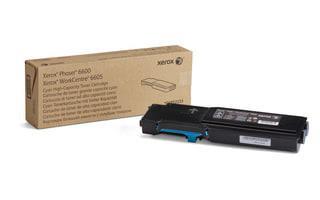 TONER XEROX CYAN ZA WC 6605