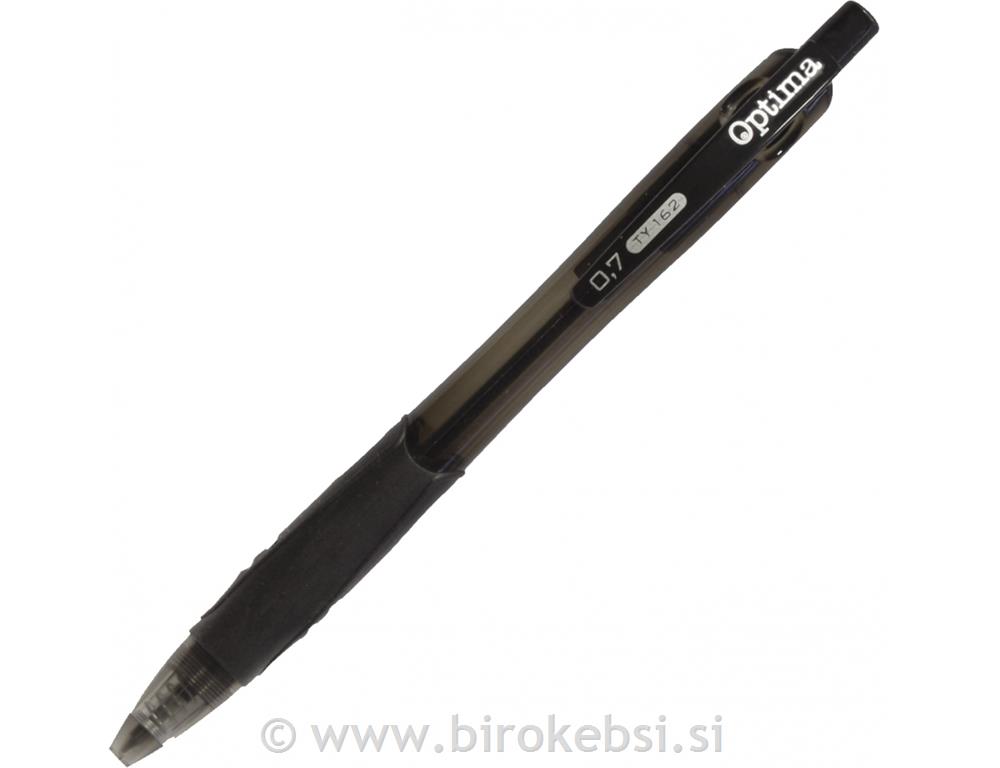 KEMIČNI SVINČNIK OPTIMA 0,7 TY162 ČRN