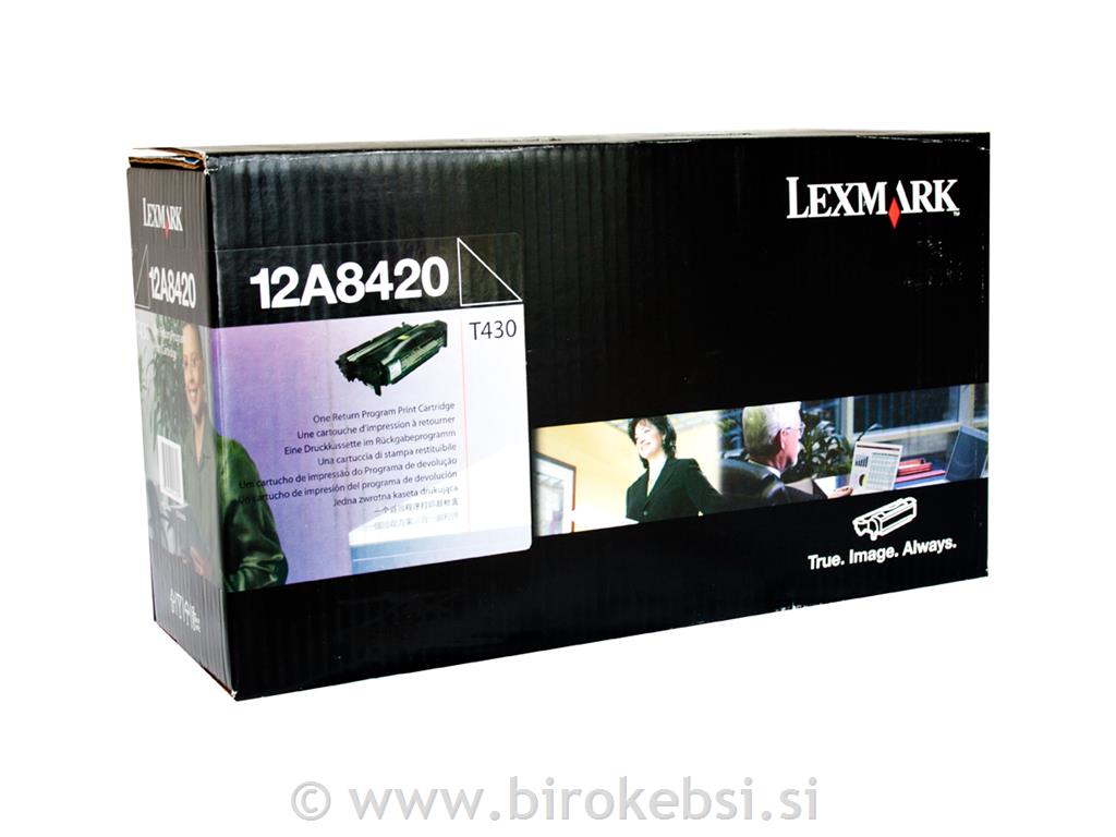 TONER LEXMARK 12A8420 T430
