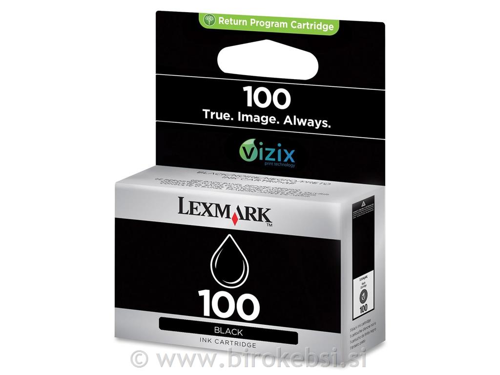 ČRNILO LEXMARK 14N0820E BLACK NO.100