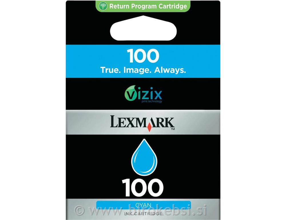 ČRNILO LEXMARK 14N0900E CYAN NO.100