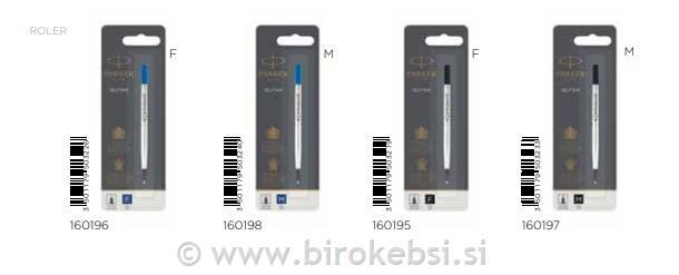 MINCA ZA ROLER PARKER MODRA F- BLISTER