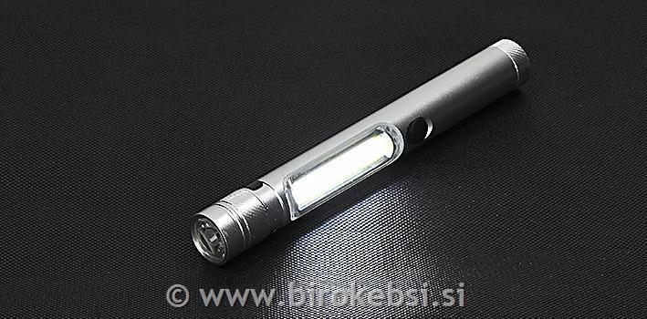 SVETILKA PENLIGHT ROČNA LED SREBRNA