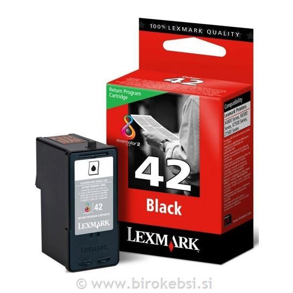 ČRNILO LEXMARK 18Y0142E BLACK NO. 42