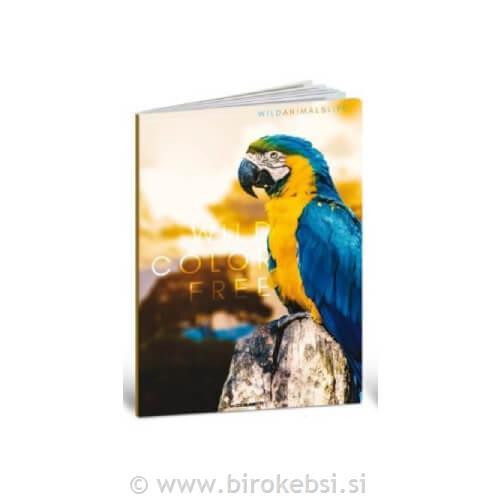 ZVEZEK A4 WILD ANIMALS 54L ČRTE