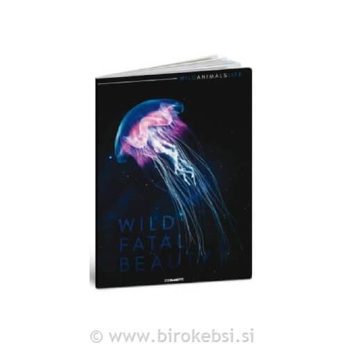 ZVEZEK A4 WILD ANIMALS 54L ČRTE