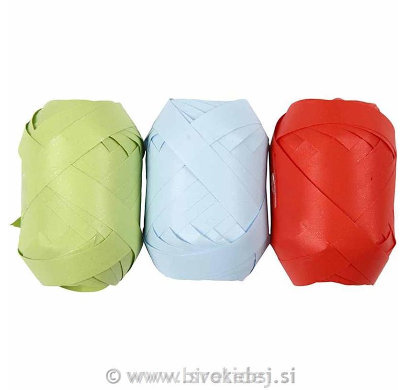 Darilni trakovi 10 mm, set 3x10 m