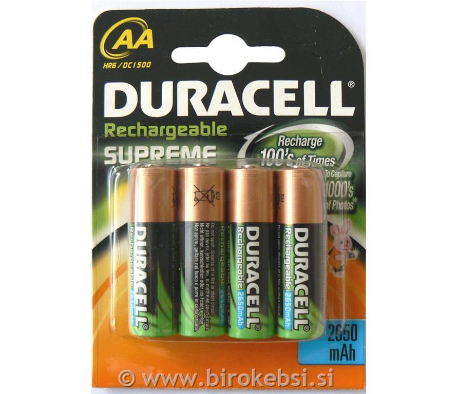 BATERIJA DURACELL LR6 AA 1/4 rechargeabl