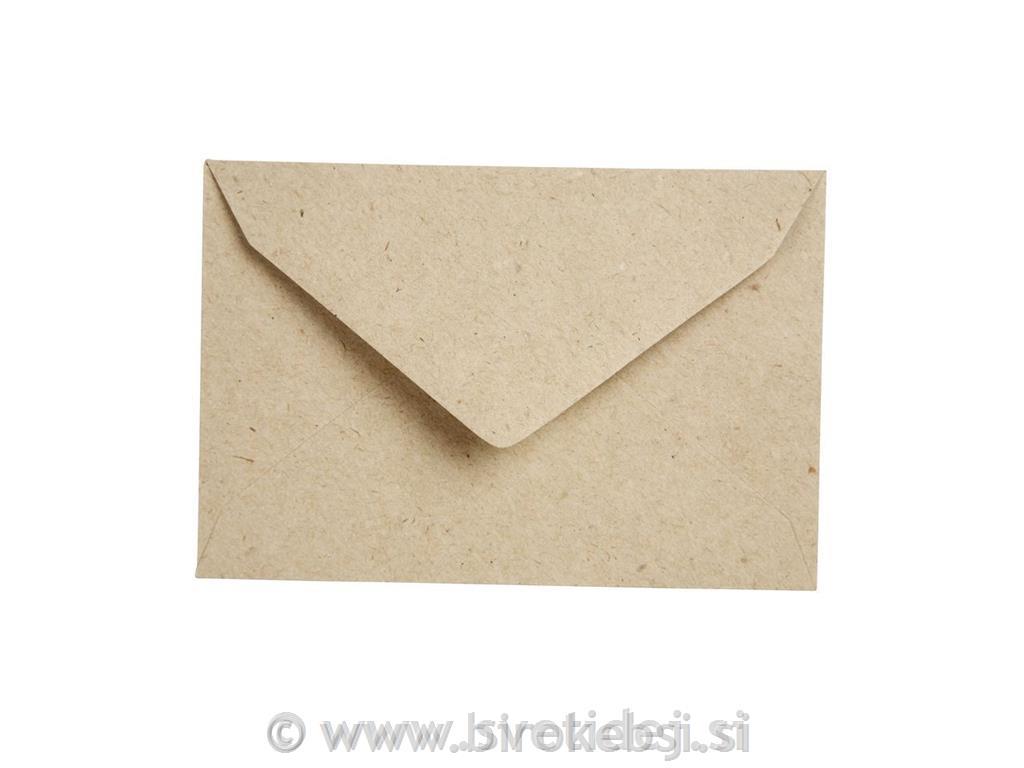 Reciklirana kuverta,C7 7,8x11,5cm,set 50