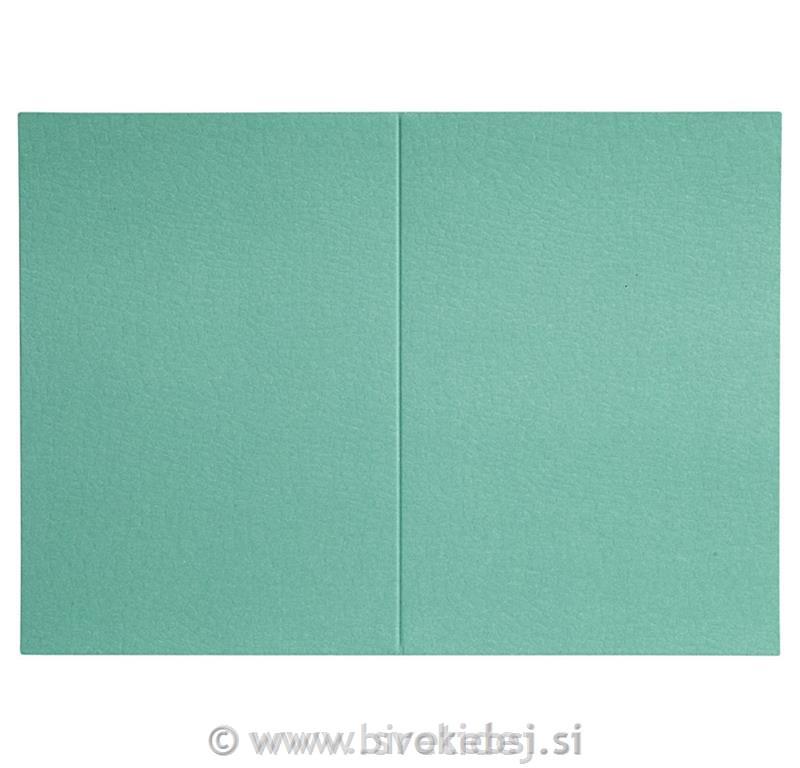 Vizitka 10,5x15 cm, set 10, modra