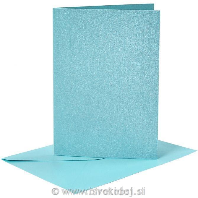Kuverta&vizitka 11,5x16,5 cm, set 4