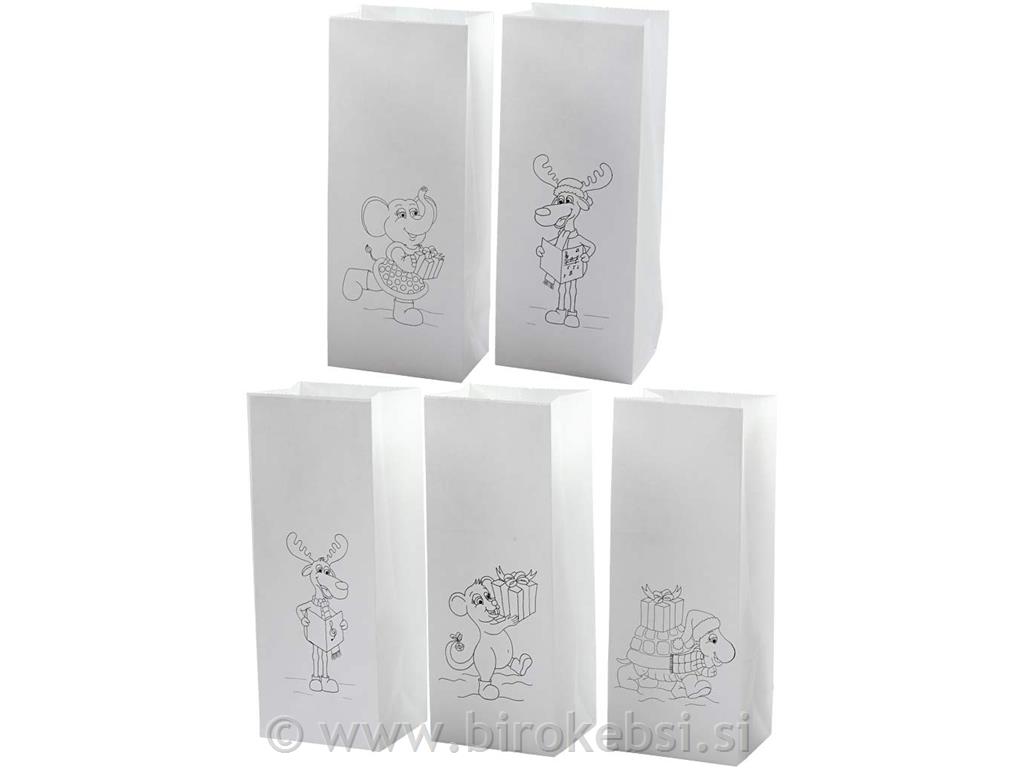Vrečka 10x6x24 cm, set 100