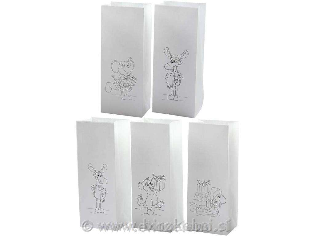 Vrečka 10x6x24 cm, set 15