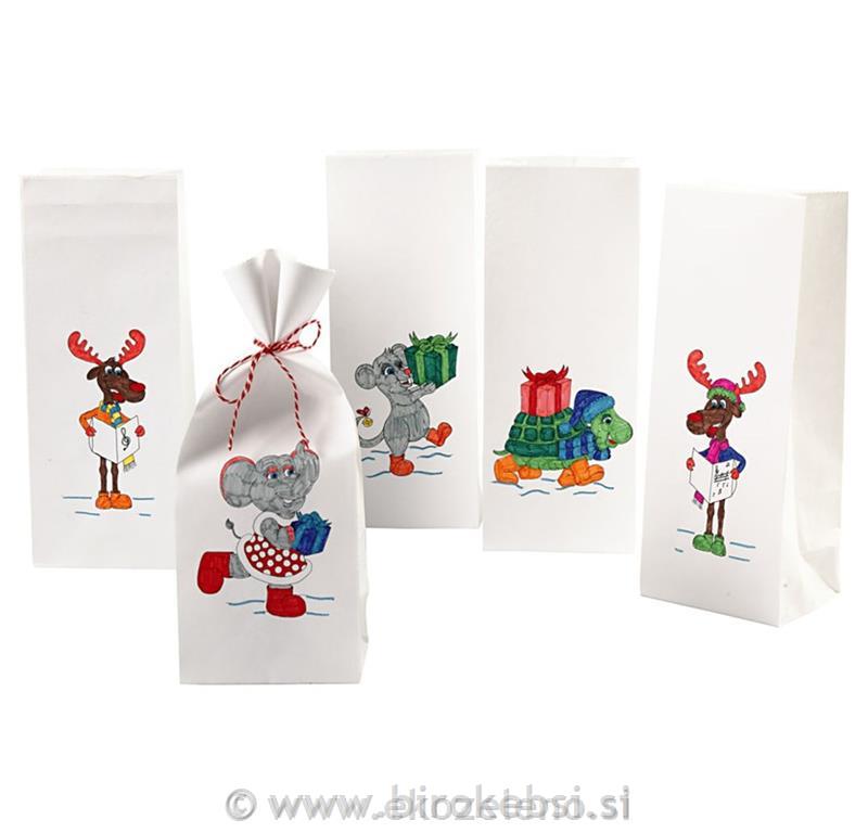 Vrečka 10x6x24 cm, set 100
