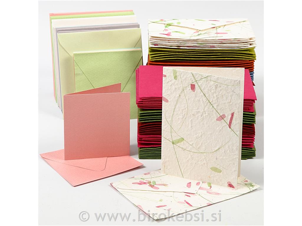Kuverte in vizitke 10,5x15 cm, set 120