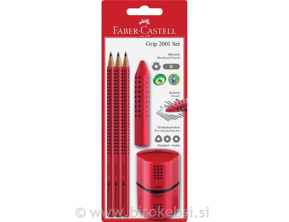 GRAFITNI SVINČNIK FABER CASTELL GRIP 3/1