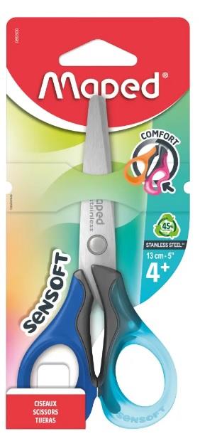 ŠKARJE MAPED SENSOFT 13CM-BLISTER