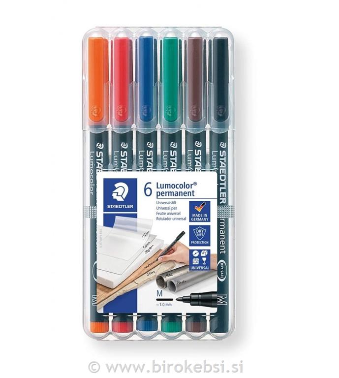STAEDTLER FLOMASTER LUMOCOLOR 317M 1/6