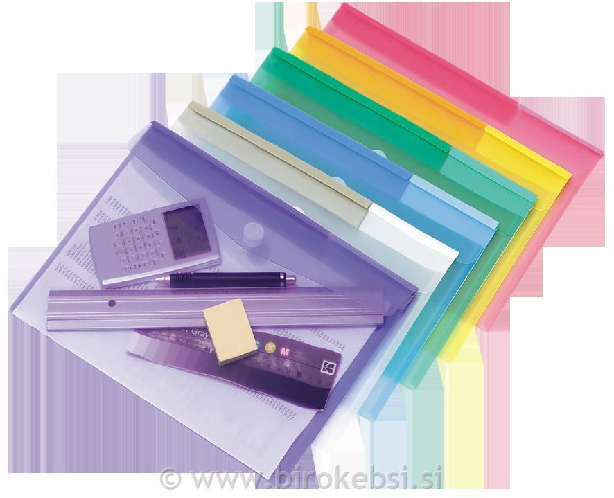 MAPA PVC A4 Z GUMBOM SORT.BARVE TARIFOLD