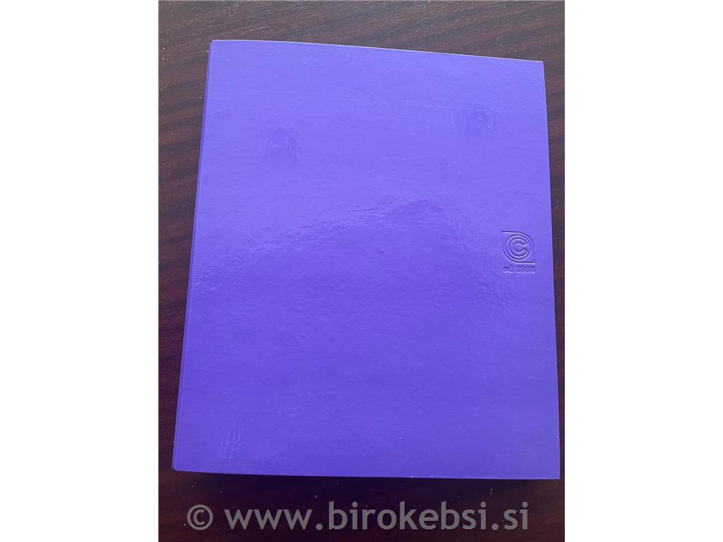 MAPA RINČNA A4/4R/25MM GLOSS VIJOLA