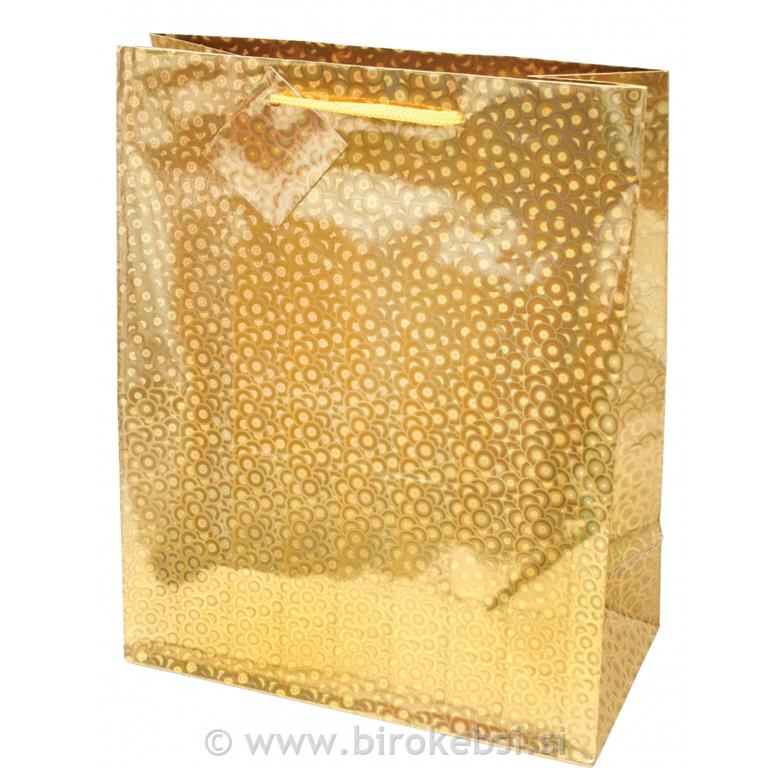 VREČKA CREATIVE HOLOGRAM ZLATA
