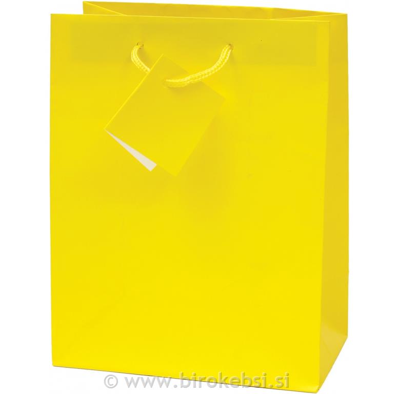 VREČKA CREATIVE PLASTIFICIRANA MAT RUMEN