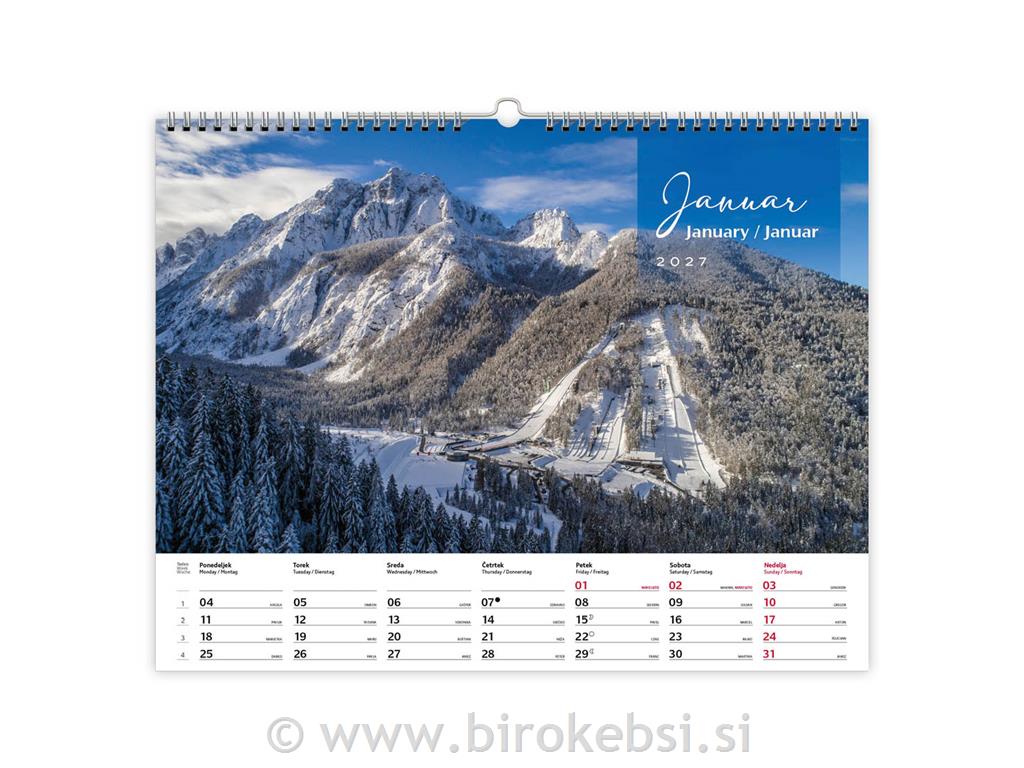KOLEDAR SLOVENIJA, MOJA DEŽELA 2027