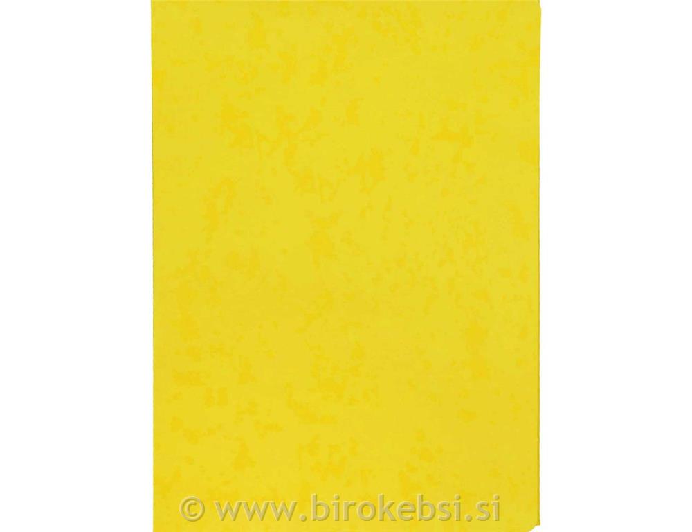 MAPA PREŠPAN S KLAPO RUMENA A4 21185
