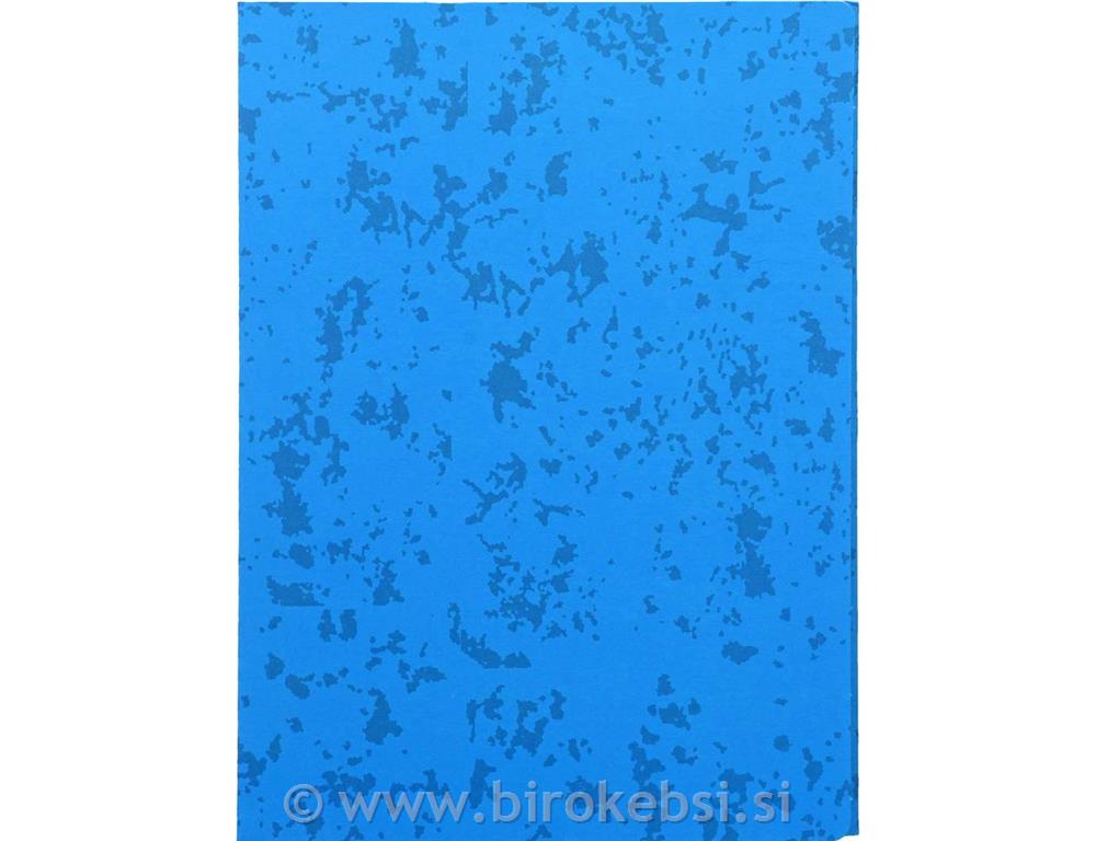 MAPA PREŠPAN S KLAPO MODRA A4 21188