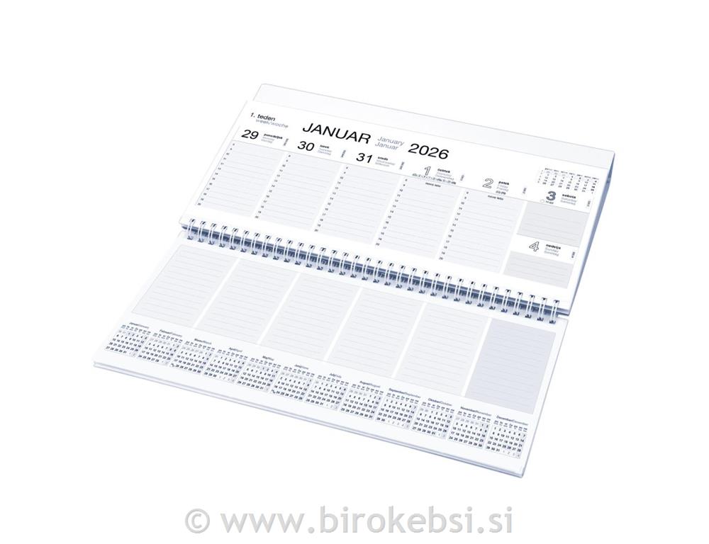 KOLEDAR NAMIZNI LEŽEČI ŠIROK 2026