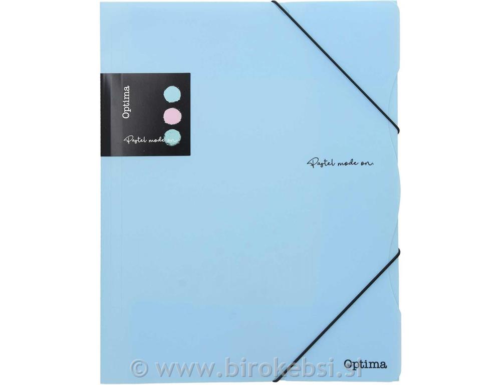 Mapa z zavihki in elastiko Optima