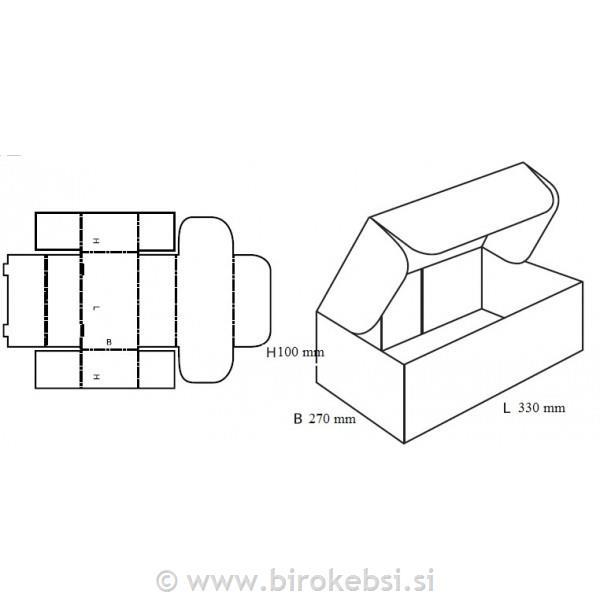 PAKETNA ŠKATLA SendBox A4+