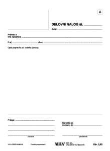 OBR.5,63 DELOVNI NALOG A5