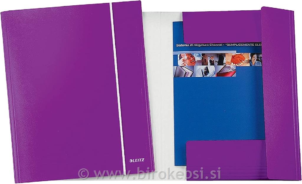 MAPA A4 Z ZAVIHKI IN ELASTIKO KARTON