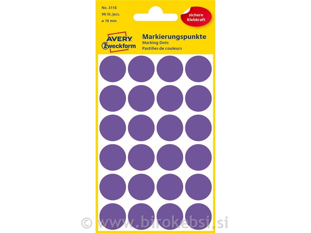 ZWECKFORM 3118 FI18 VIJOLA OKROGLE