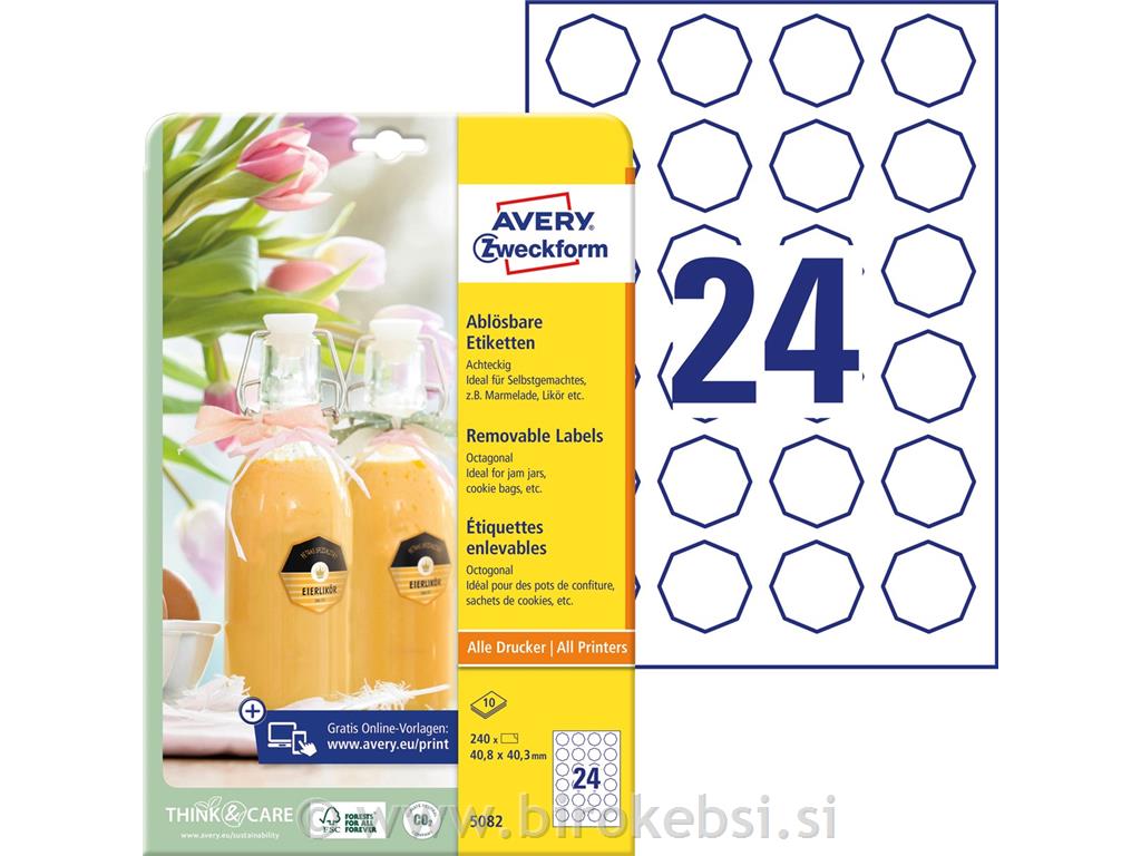 ZWECKFORM 5082 40,8X40,3 OSEMKOTNE