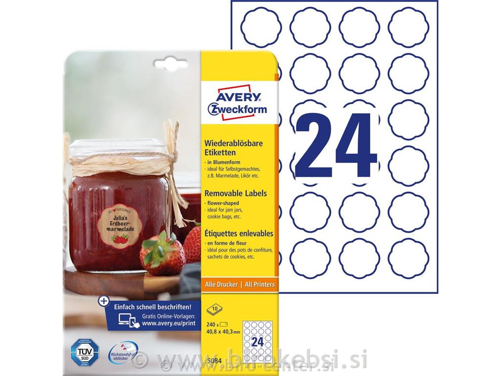 ZWECKFORM 5084-10 ODSTRANLJIVE