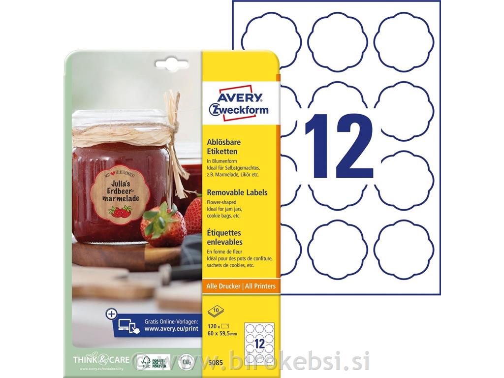 ZWECKFORM 5085-10 ODSTRANLJIVE