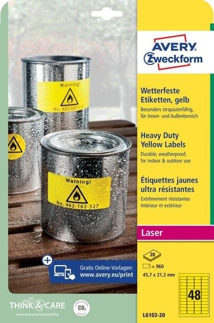 ZWECKFORM L6103-20 45,7X21,2 mm