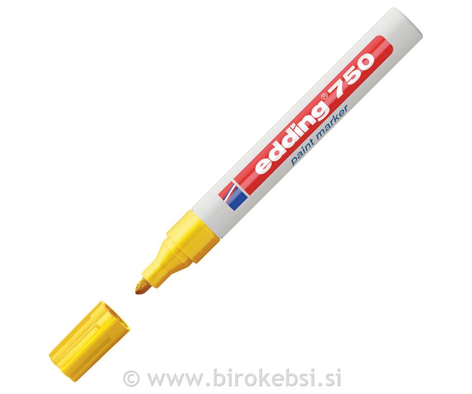 Marker z lakom E-750, 2-4 mm, rumen
