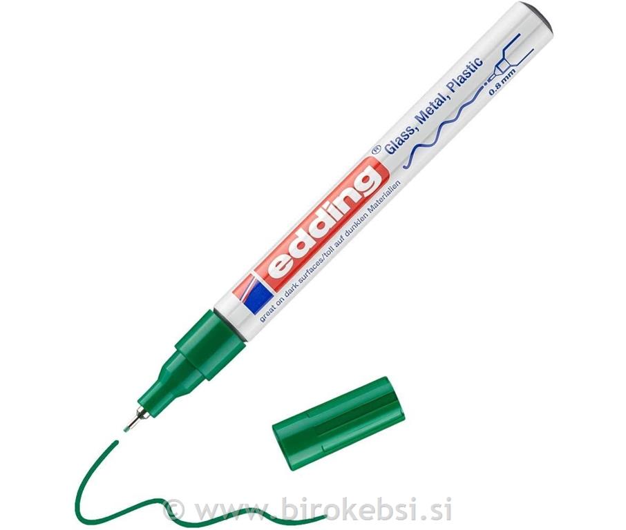 Paint marker E-780, 0,8 mm, zelen